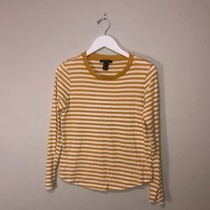 Striped long sleeve tee